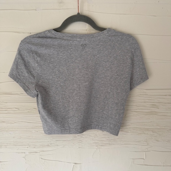 Aritzia | TNA | Grey Cropped Tee | Medium - Picture 3 of 6